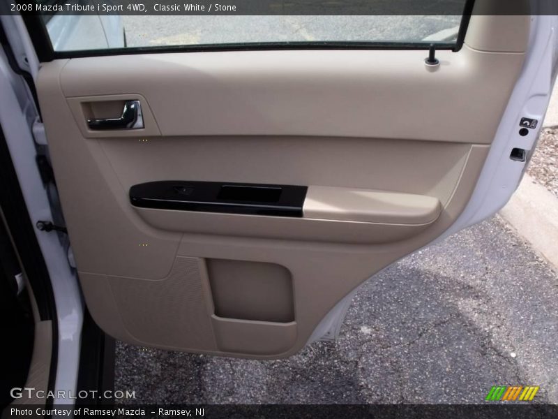 Classic White / Stone 2008 Mazda Tribute i Sport 4WD