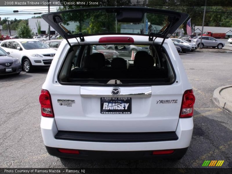 Classic White / Stone 2008 Mazda Tribute i Sport 4WD