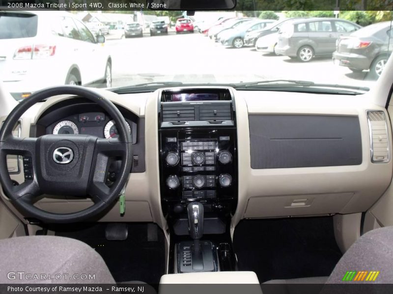 Classic White / Stone 2008 Mazda Tribute i Sport 4WD