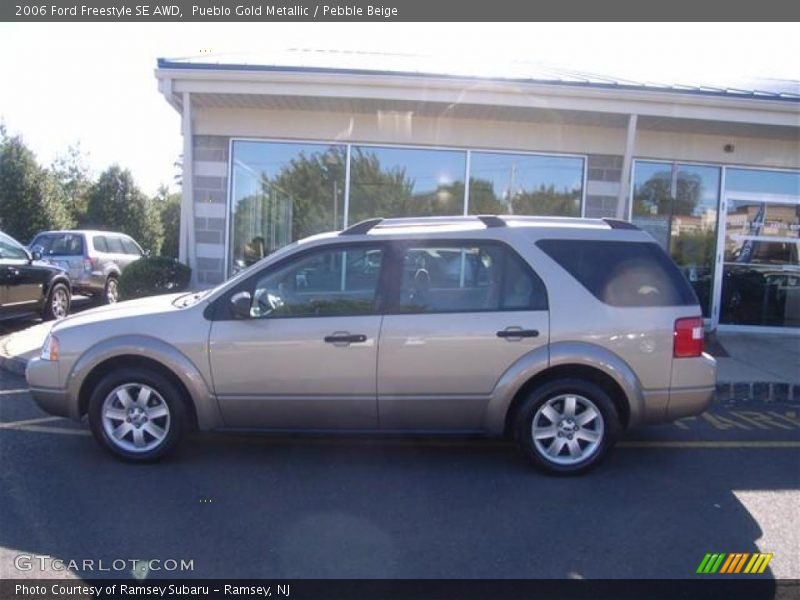 Pueblo Gold Metallic / Pebble Beige 2006 Ford Freestyle SE AWD