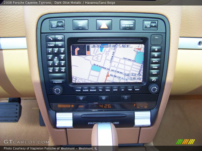 Dark Olive Metallic / Havanna/Sand Beige 2008 Porsche Cayenne Tiptronic