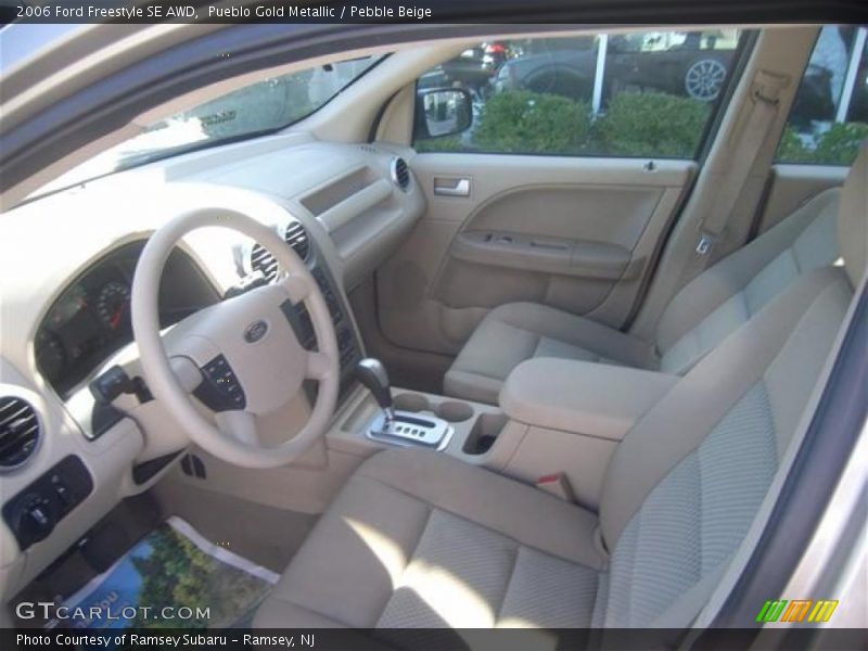 Pueblo Gold Metallic / Pebble Beige 2006 Ford Freestyle SE AWD