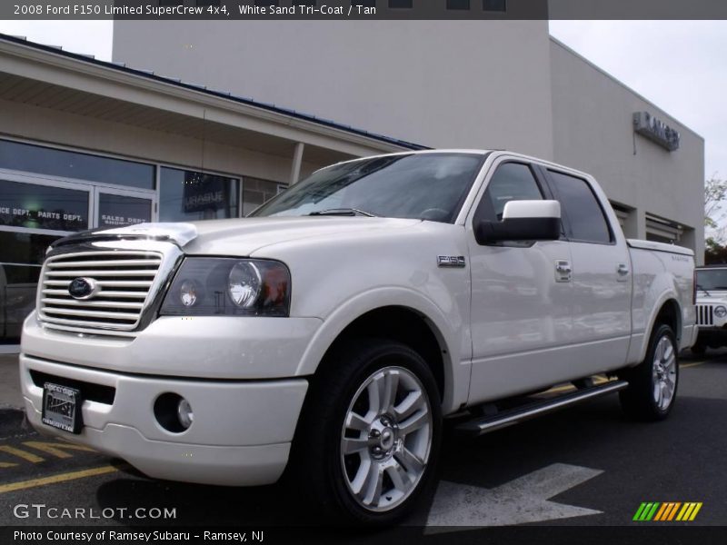 White Sand Tri-Coat / Tan 2008 Ford F150 Limited SuperCrew 4x4