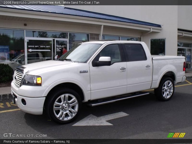 White Sand Tri-Coat / Tan 2008 Ford F150 Limited SuperCrew 4x4