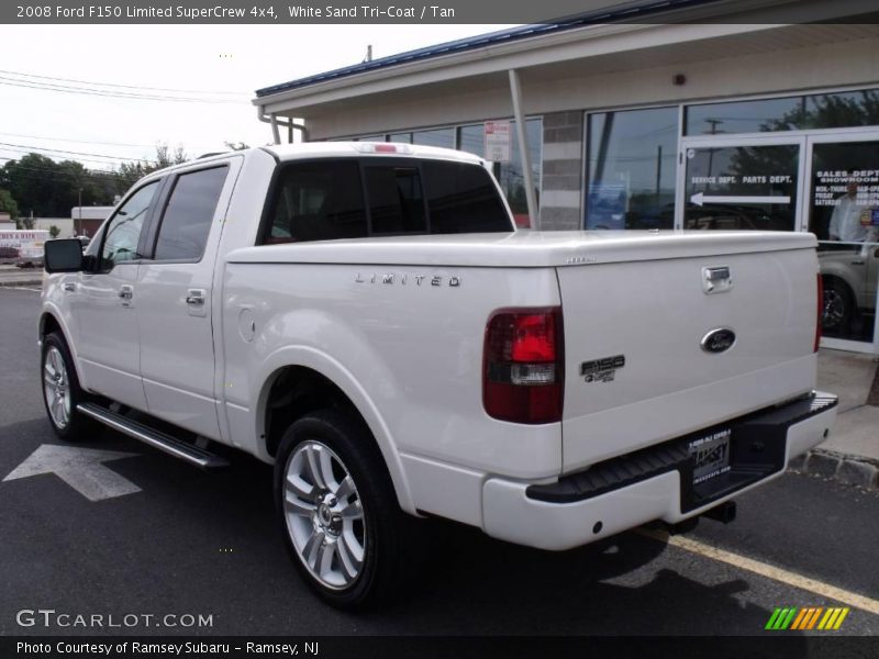 White Sand Tri-Coat / Tan 2008 Ford F150 Limited SuperCrew 4x4