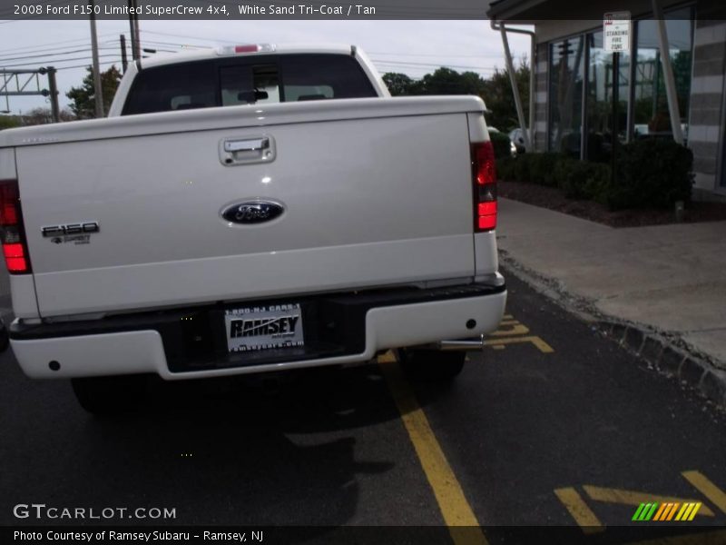 White Sand Tri-Coat / Tan 2008 Ford F150 Limited SuperCrew 4x4