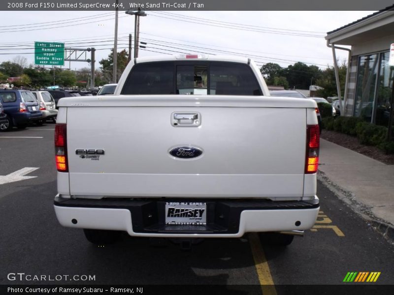 White Sand Tri-Coat / Tan 2008 Ford F150 Limited SuperCrew 4x4