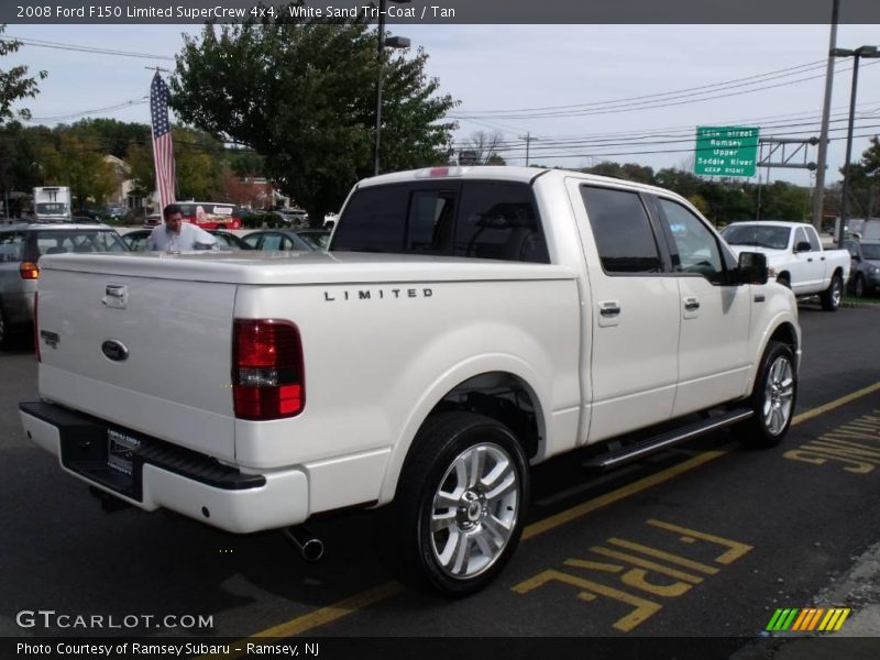 White Sand Tri-Coat / Tan 2008 Ford F150 Limited SuperCrew 4x4