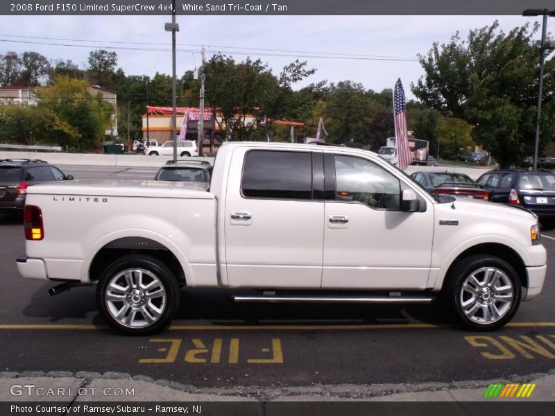 White Sand Tri-Coat / Tan 2008 Ford F150 Limited SuperCrew 4x4