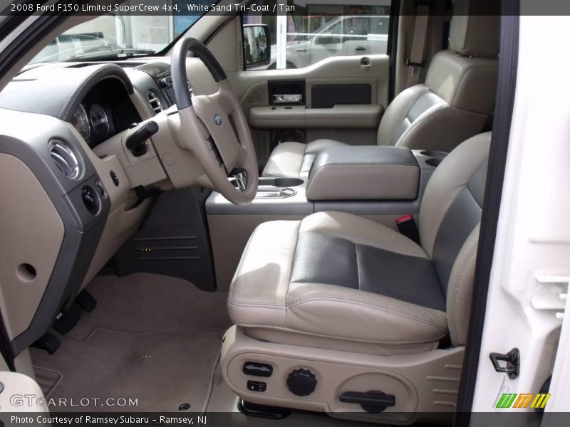 White Sand Tri-Coat / Tan 2008 Ford F150 Limited SuperCrew 4x4