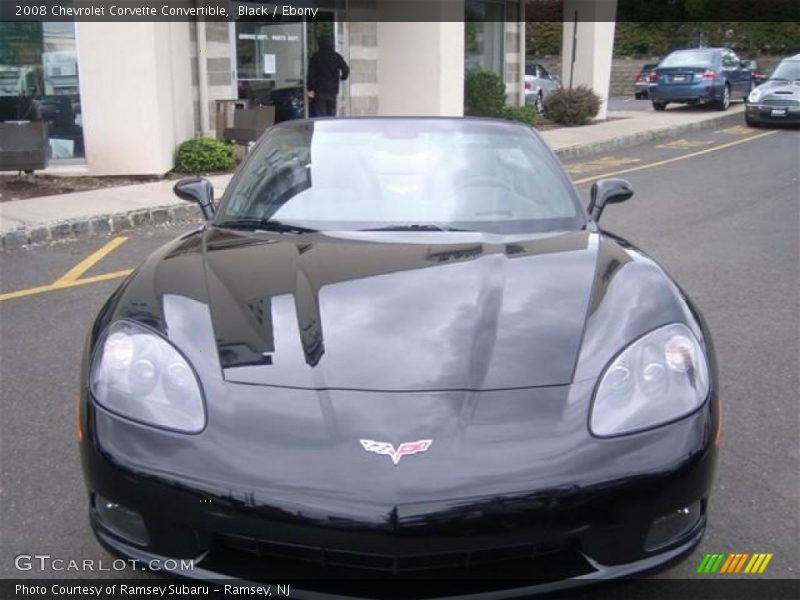 Black / Ebony 2008 Chevrolet Corvette Convertible