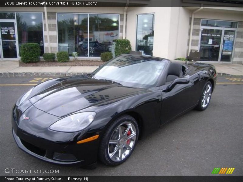 Black / Ebony 2008 Chevrolet Corvette Convertible