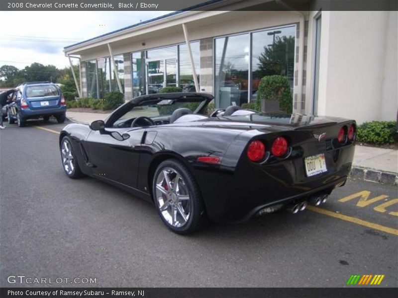 Black / Ebony 2008 Chevrolet Corvette Convertible