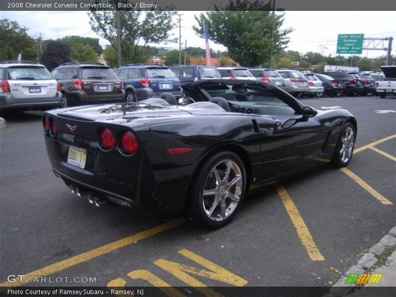 Black / Ebony 2008 Chevrolet Corvette Convertible
