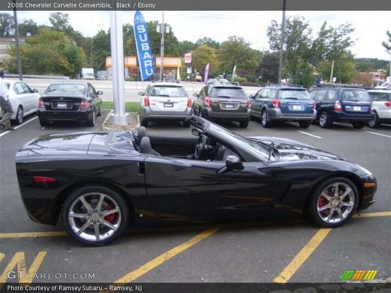 Black / Ebony 2008 Chevrolet Corvette Convertible