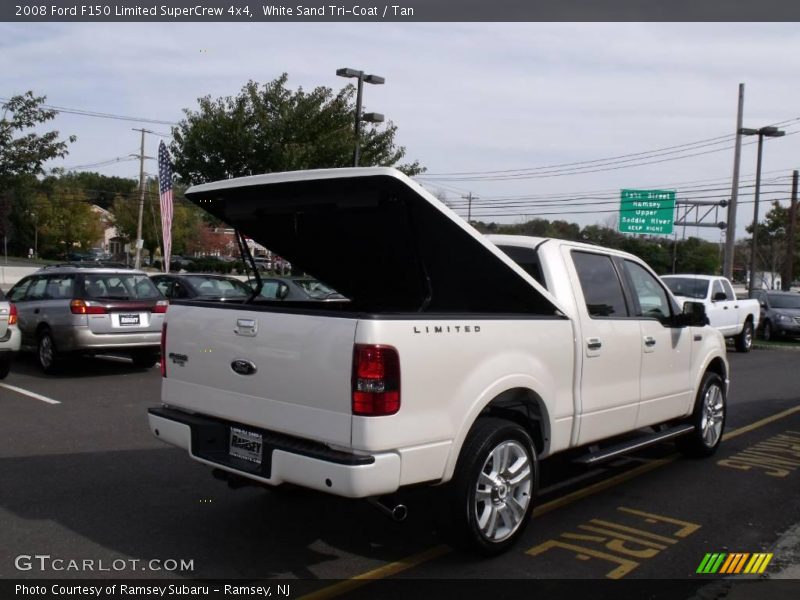 White Sand Tri-Coat / Tan 2008 Ford F150 Limited SuperCrew 4x4
