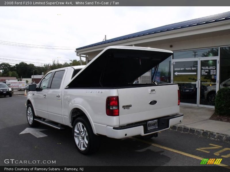 White Sand Tri-Coat / Tan 2008 Ford F150 Limited SuperCrew 4x4