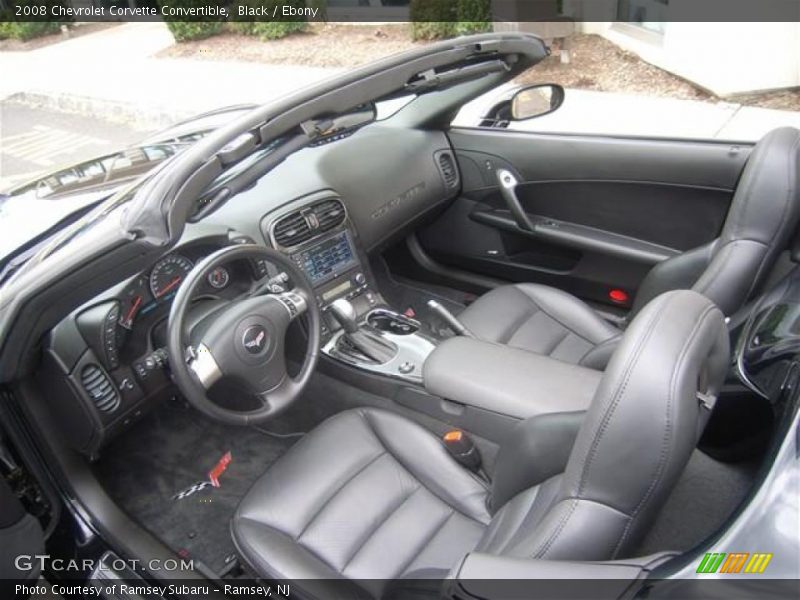Black / Ebony 2008 Chevrolet Corvette Convertible
