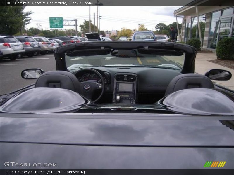 Black / Ebony 2008 Chevrolet Corvette Convertible