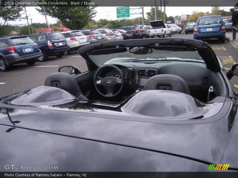 Black / Ebony 2008 Chevrolet Corvette Convertible