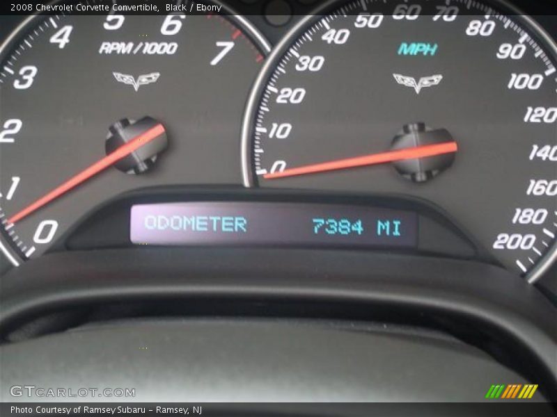 Black / Ebony 2008 Chevrolet Corvette Convertible