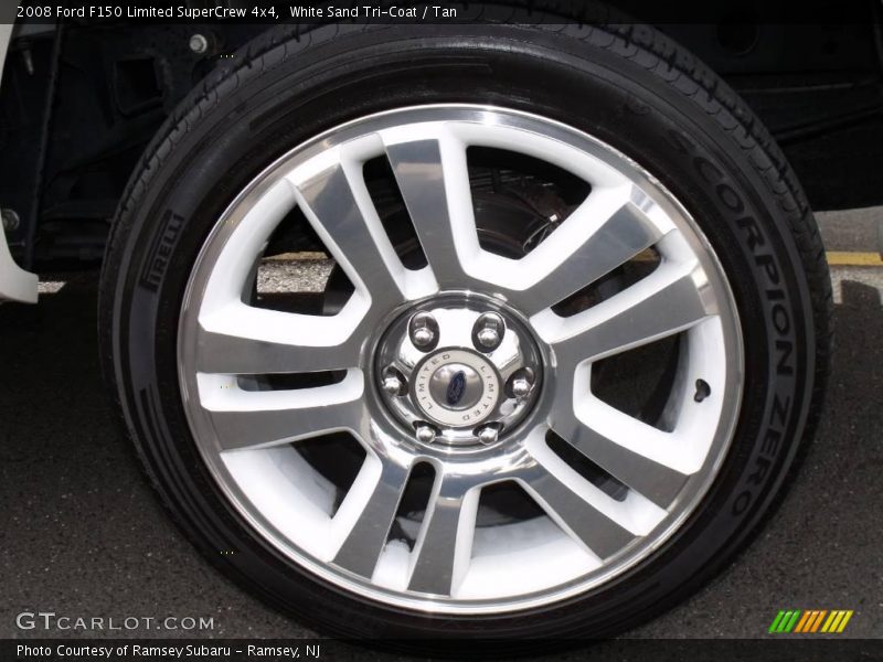 White Sand Tri-Coat / Tan 2008 Ford F150 Limited SuperCrew 4x4