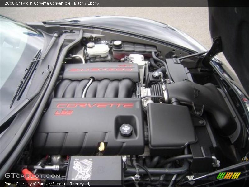 Black / Ebony 2008 Chevrolet Corvette Convertible