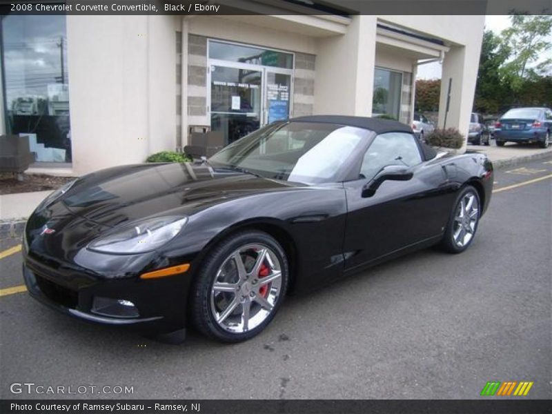 Black / Ebony 2008 Chevrolet Corvette Convertible