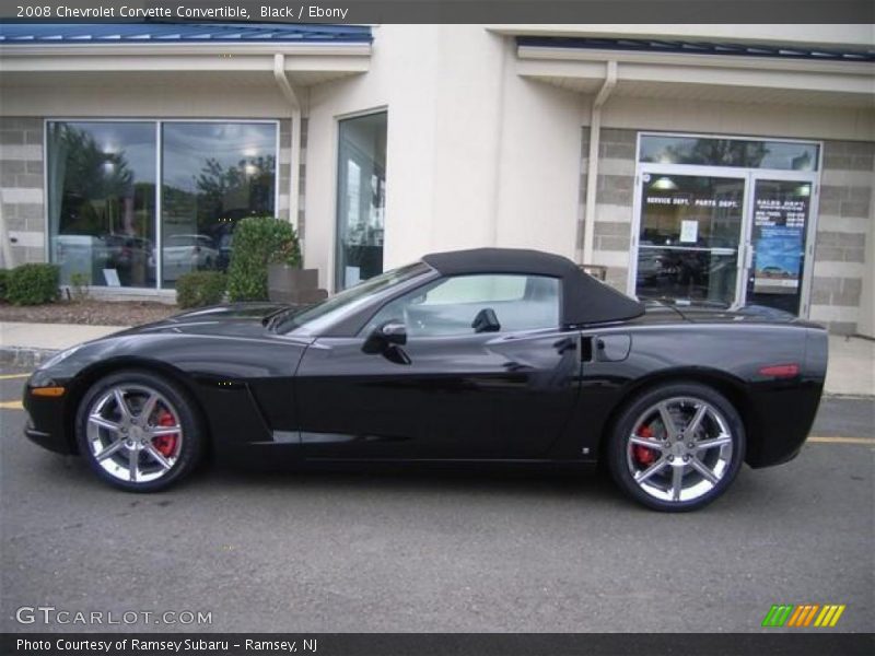 Black / Ebony 2008 Chevrolet Corvette Convertible