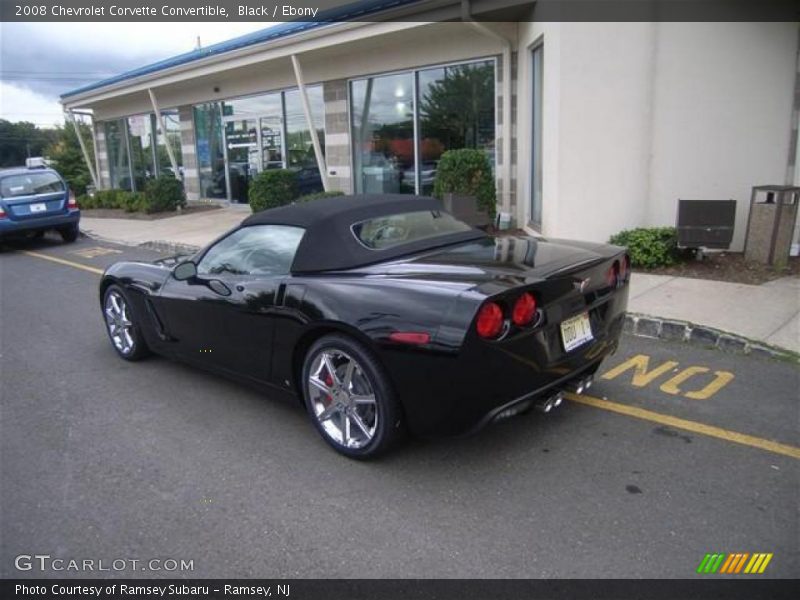 Black / Ebony 2008 Chevrolet Corvette Convertible