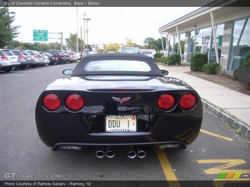 Black / Ebony 2008 Chevrolet Corvette Convertible