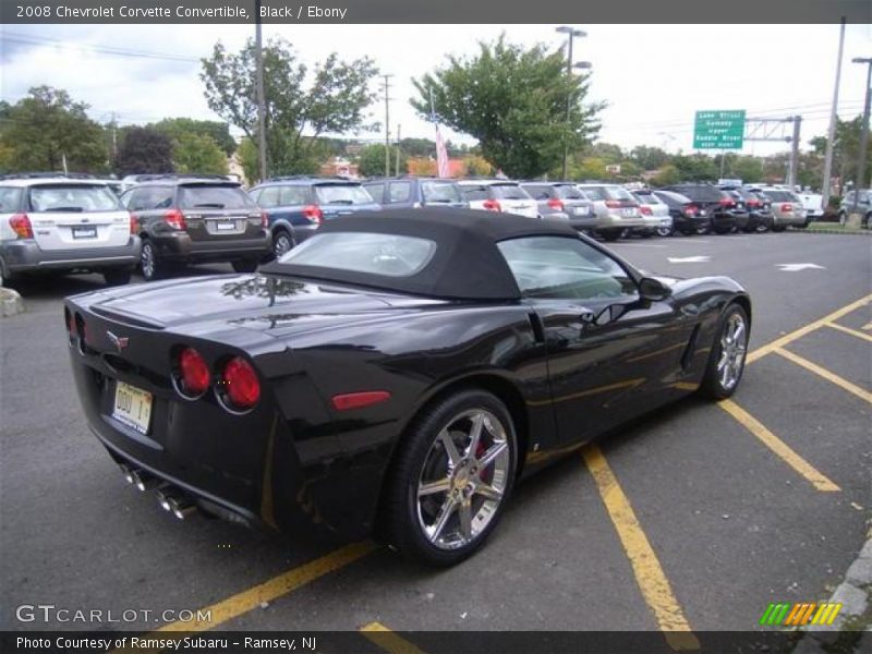 Black / Ebony 2008 Chevrolet Corvette Convertible
