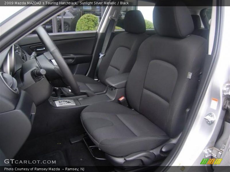 Sunlight Silver Metallic / Black 2009 Mazda MAZDA3 s Touring Hatchback