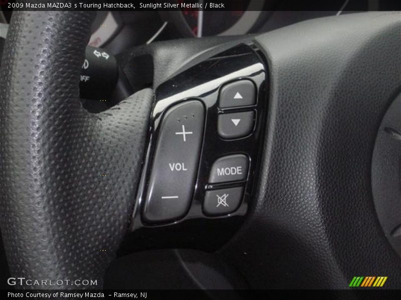 Sunlight Silver Metallic / Black 2009 Mazda MAZDA3 s Touring Hatchback