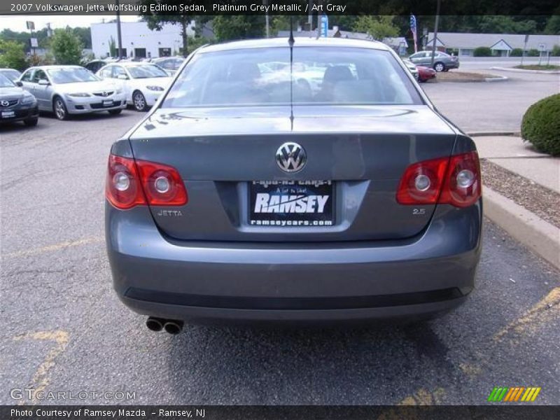 Platinum Grey Metallic / Art Gray 2007 Volkswagen Jetta Wolfsburg Edition Sedan