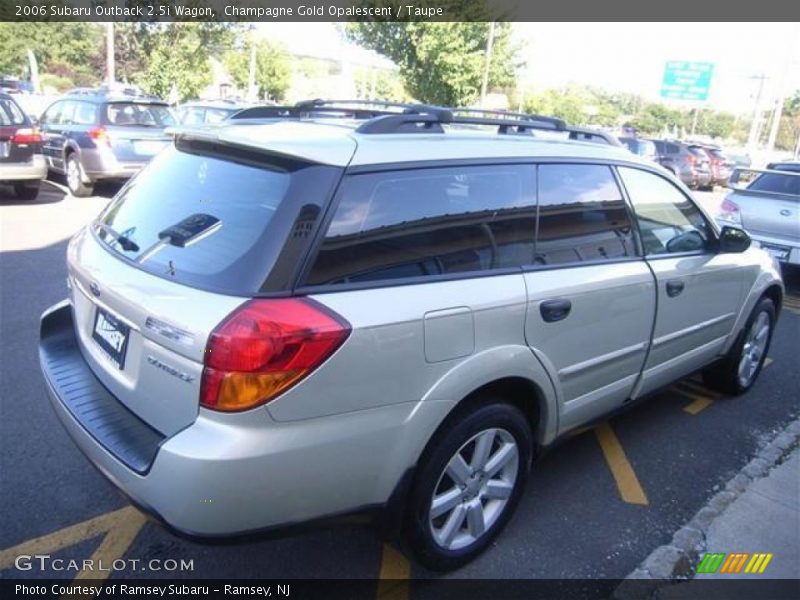 Champagne Gold Opalescent / Taupe 2006 Subaru Outback 2.5i Wagon