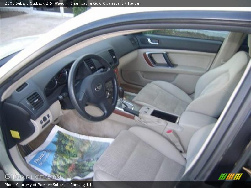 Champagne Gold Opalescent / Taupe 2006 Subaru Outback 2.5i Wagon