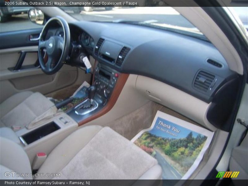 Champagne Gold Opalescent / Taupe 2006 Subaru Outback 2.5i Wagon