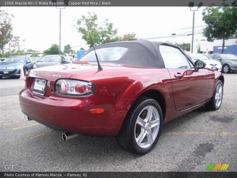 Copper Red Mica / Black 2006 Mazda MX-5 Miata Roadster