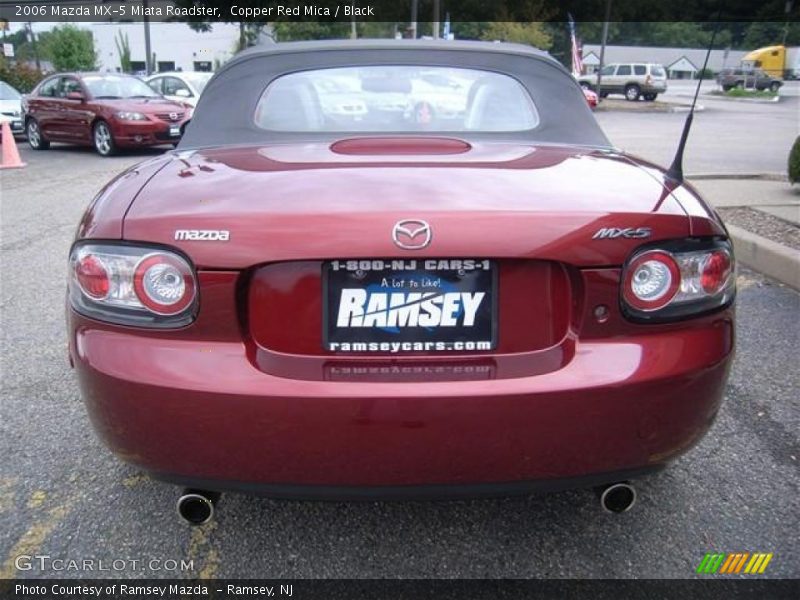 Copper Red Mica / Black 2006 Mazda MX-5 Miata Roadster