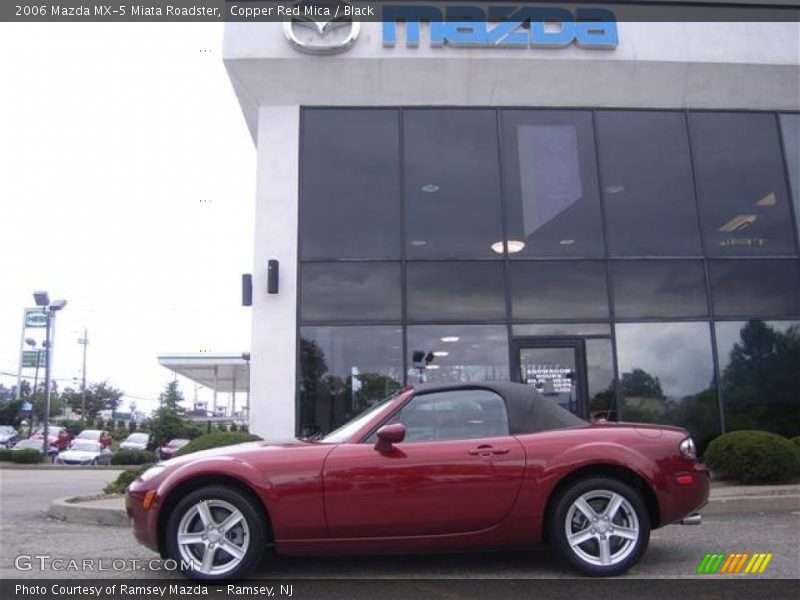 Copper Red Mica / Black 2006 Mazda MX-5 Miata Roadster