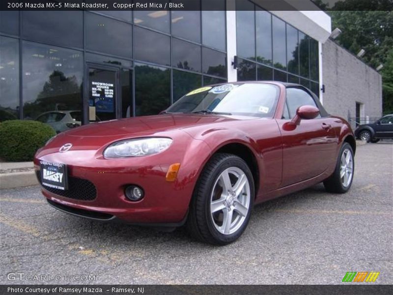 Copper Red Mica / Black 2006 Mazda MX-5 Miata Roadster