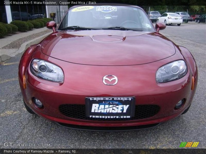 Copper Red Mica / Black 2006 Mazda MX-5 Miata Roadster