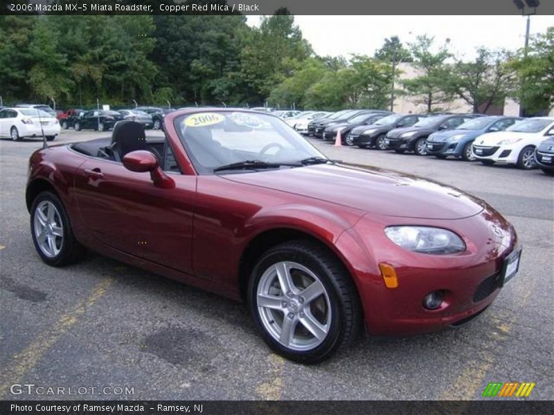 Copper Red Mica / Black 2006 Mazda MX-5 Miata Roadster