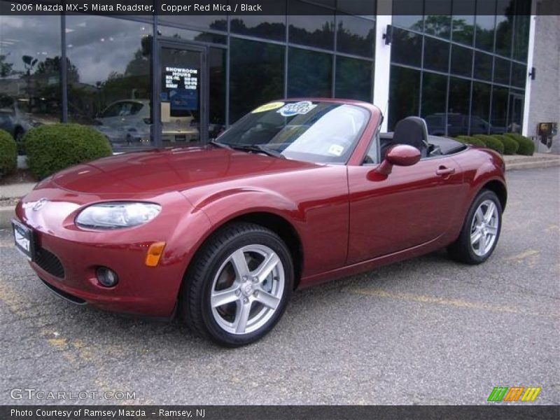 Copper Red Mica / Black 2006 Mazda MX-5 Miata Roadster