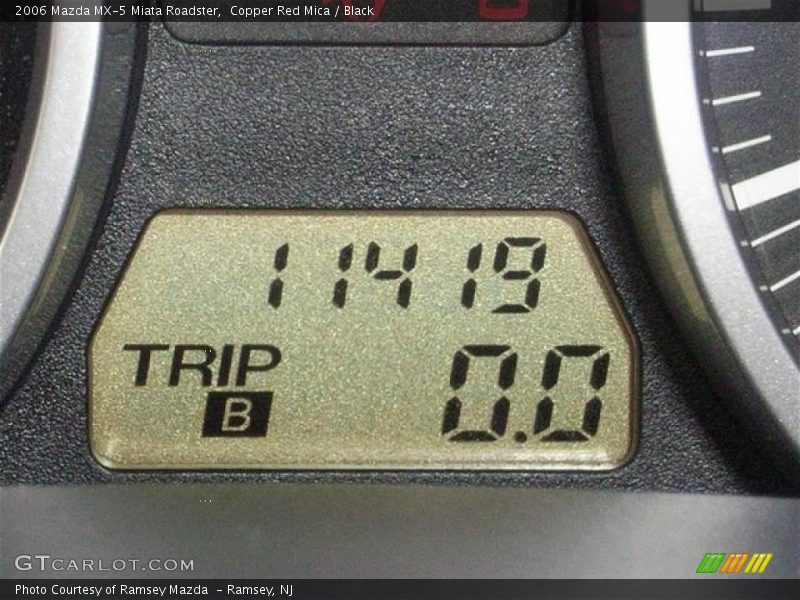 Copper Red Mica / Black 2006 Mazda MX-5 Miata Roadster