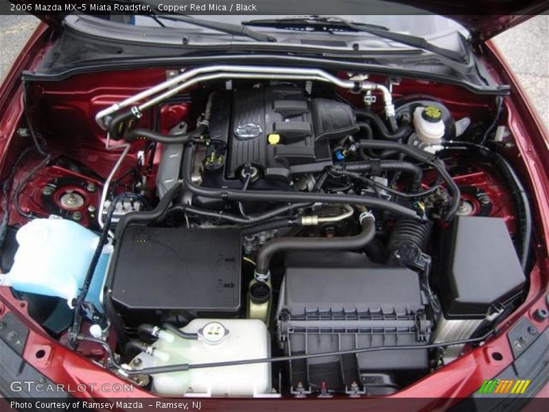 Copper Red Mica / Black 2006 Mazda MX-5 Miata Roadster