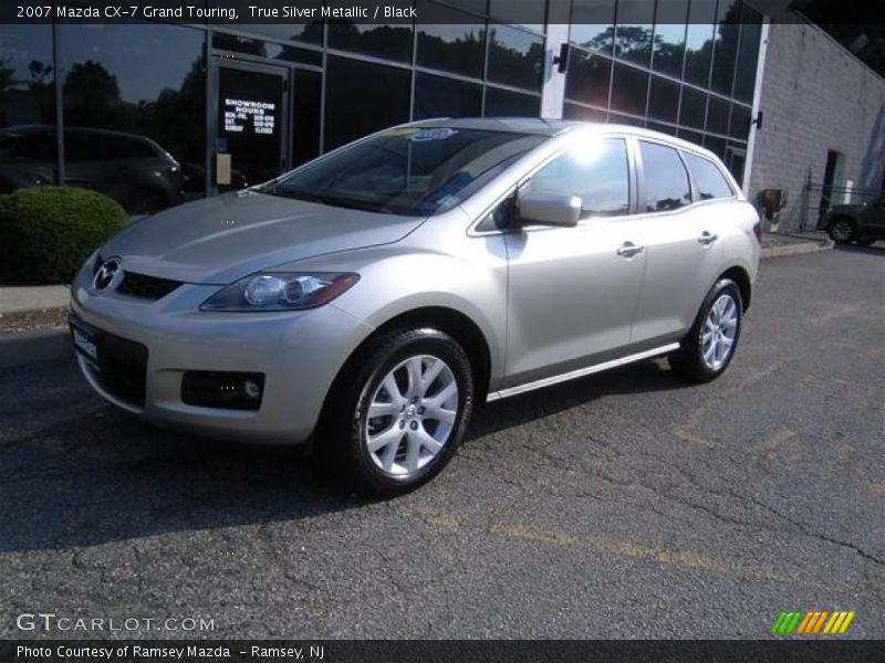 True Silver Metallic / Black 2007 Mazda CX-7 Grand Touring