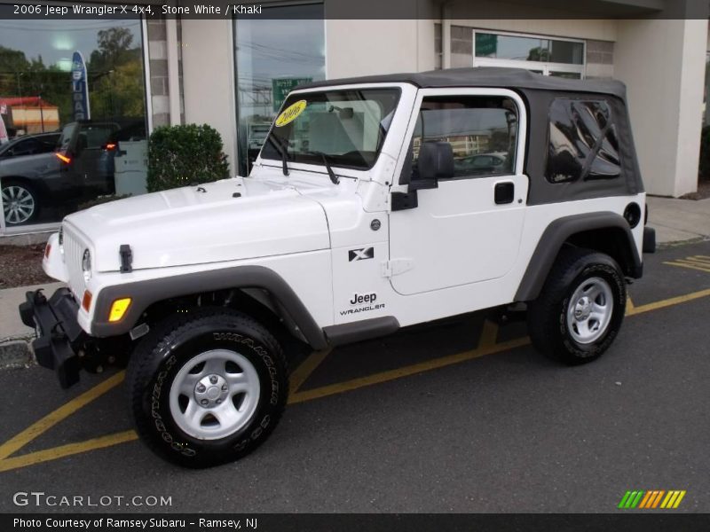 Stone White / Khaki 2006 Jeep Wrangler X 4x4