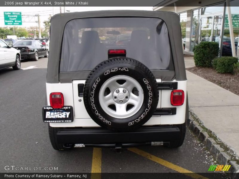 Stone White / Khaki 2006 Jeep Wrangler X 4x4